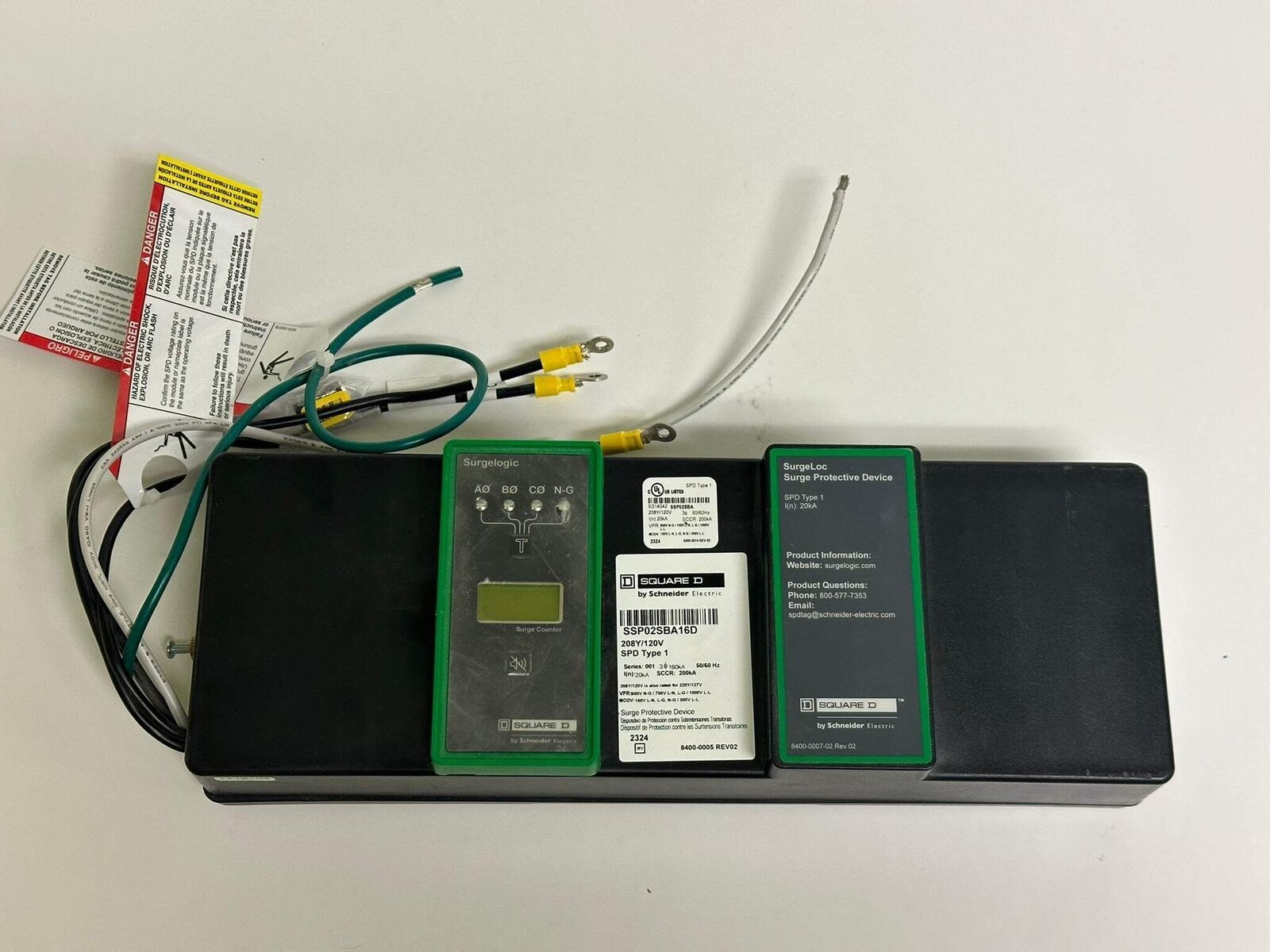 Square D (SSP02SBA16D) Surge Protection Device, SPD Type 1 - $654.50