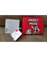 DISNEY MICKEY MOUSE RED WALLET Brand New 5&quot; JAPAN TOREBA - $47.85 CAD