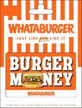 WHATABURGER RESTAURANT GIFT CARD 150 100 50 MOM FRIENDS EMPLOYEE WORK ME... - $59.99+