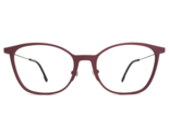 Prodesign Denmark Eyeglasses Frames 4387 c.3821 Grey Burgundy Red 53-18-140 - $93.28