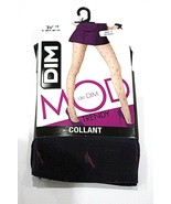 DIM Paris MOD Trendy Collants PANTYHOSE Dark Blue PINK PRINTS Size 1/2 F... - $69.27