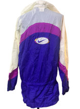 Vtg NIKE Jacket Windbreaker Track Gray Tag Color Block Nylon 80s 90s MEN... - $55.14