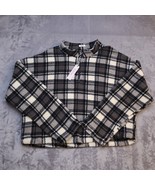 Love Tree Shirt Womens XL Plaid Lightweight Casual Cropped Pullover Loos... - £28.14 GBP
