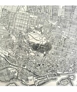 Montreal City Map 1935 Quebec Canada Antique Atlas Street View 14 x 11&quot; ... - $39.99