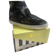 Chase &amp; Chloe Big Kid Girls&#39; Full Lace Mesh Party Ankle High Top Dress B... - $28.45