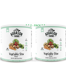 2 Pack Augason Farms Vegetable Stew Blend #10 Cans Emergency Survival 25... - £54.18 GBP