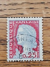 France Stamp Marianne 0,25fr Used 968 Circular Cancel &quot;Morlaix&quot; - $37.35 MXN