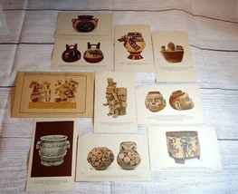 Museum American Indian Heye Foundation Postcard set Aztec Codex RPPC Pri... - $74.20