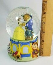 Beauty and the Beast Disney Musical Snow Water Globe Enesco No Box 1991 - $44.50