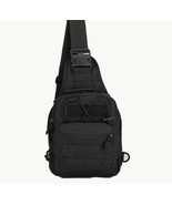 Stay Prepared for Outdoor Adventures Black Canvas Crossbody Adjustable B... - £19.39 GBP