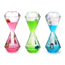 Liquid Motion Bubbler For Kids And Adults Hourglass Liquid Bubbler Timer For Sen - £27.32 GBP