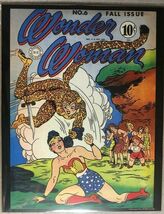 WONDER WOMAN #6 11&quot; x 14&quot; reproduction of the 1943 DC Comics issue Cheet... - $20.92 CAD