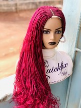 Braided wig: Beautiful handmade cornrow feedin braid wig. Closure braided wig - £109.61 GBP