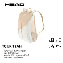 HEAD Tennis Bag 2023 New Tour Team Series Backpack 3 Racquet 6 Pa 9 Pieces Multi - £171.91 GBP