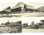 4 Kyoto RPPC Japan Nishihonganji Chioin Temple Imperial Palace Temple Ki... - $13.86