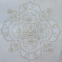 Truly Yours Needle Art Christmas Snowflake Candlewicking Kit Modern  - $12.86