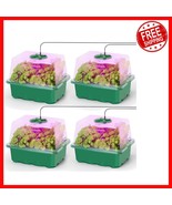 Complete Plant Grow Kit: Seed Starter Trays with Grow Light for Indoor G... - $448.06 MXN