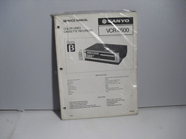 Sanyo VCR4500 Original Service Manual - $4.94