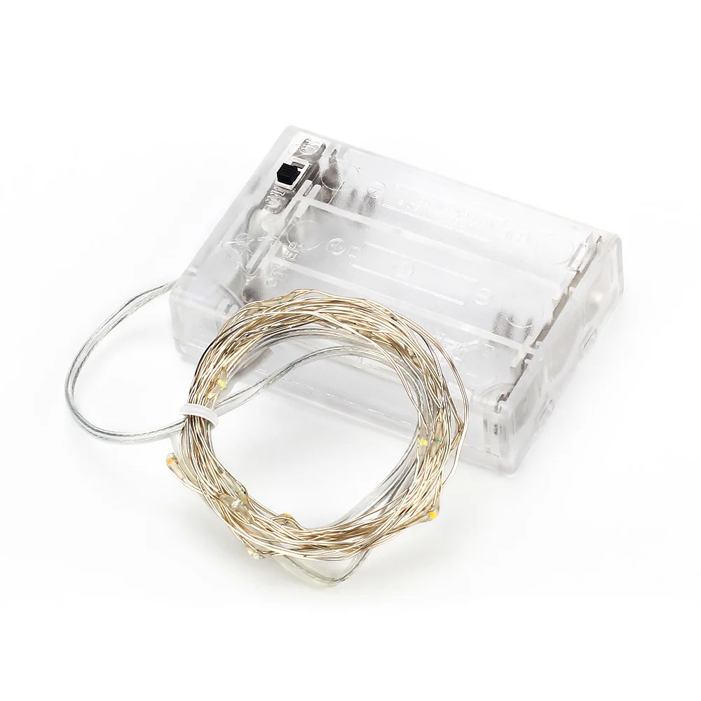 Battery operated Led String Light  30LEDs / 5M 50LEDs Copper Wire Fairy Lights F - £123.69 GBP