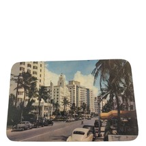Postcard Luxurious Hotels Along Collins Avenue Miami Beach Florida Chrome Posted - £5.43 GBP