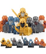 8pcs The Hobbit Erebor Dwarves Warriors Armoured Dwarf Royal Guard Minif... - $24.49 CAD