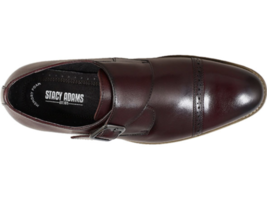 Stacy Adams Desmond Shoes Cap Toe Monk Strap Burgundy 25162-601 image 3