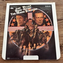 The Horse Soldiers CED Videodisc RCA SelectaVision John Wayne William Holden - £8.14 GBP