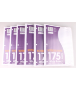 6 Pack of Norcom Notebook paper, wide ruled, 175 sheets - Back To School - $7.99