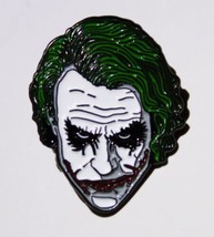 The Dark Knight Movie Heath Ledger Joker Face Lapel Pin NEW UNUSED Batman - £6.25 GBP