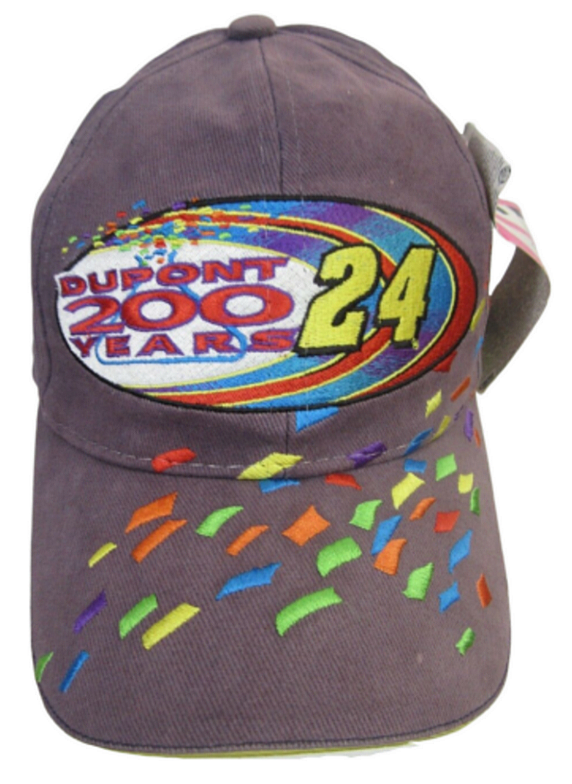 CHASE Dupont 200 years NASCAR #24 2002 NWT Ball Cap Jeff Gordon confetti AS IS - $14.84
