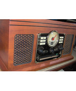 2017 Victrola Bluetooth AM/FMRadio CD Cassette Record Player Phonograph ... - $5,381.03 MXN