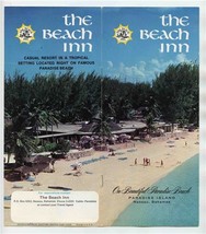 The Beach Inn Brochure &amp; Locker Tickets Paradise Island Nassau Bahamas - £20.57 GBP