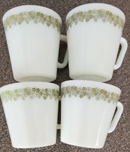 PYREX ~ USA ~ Set of Four (4) ~ SPRING BLOSSOM ~ Corelle ~ Coffee Cups/M... - £29.41 GBP