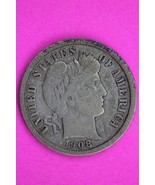 1908 D Barber Liberty Dime Scarce Semi Key Date Silver Coin Free Shippin... - $67.90 CAD
