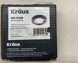 KRAUS Mounting Ring Solid Brass 3.2&quot; Dia x .5&quot; in Oil Rubbed Bronze MR-1ORB - $12.86