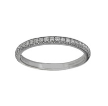 Tiffany &amp; Co. Platinum Half Circle Diamond Wedding Band Ring - $3,000.00