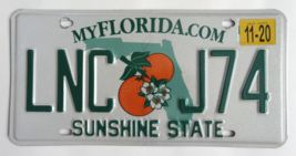 Florida Sunshine State Orange Blossom License Plate MyFlorida.com MINT Pick One - £11.44 GBP