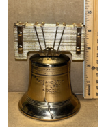 Vintage Avon Liberty Bell Decanter - Gold Tone - Empty 5 FL.OZ - Patriot... - $9.50
