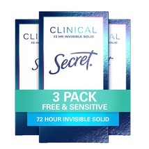 Secret Clinical Strength Invisible Solid Gel Antiperspirant and Deodoran... - $45.99