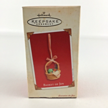 Hallmark Keepsake Christmas Tree Ornament Basket Of Joy Sewing New Vintage 2003 - £19.40 GBP