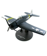 GRUMMAN F6F HELLCAT USA AIR FORCE YEAR 1942 NAVY BLUE DEAGOSTINI SCALE 1... - $1,153.79 MXN