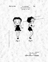 Betty Boop Doll Patent Print - Gunmetal - £5.98 GBP+