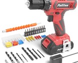 Cordless Drill Set, 20V Electric Power Drill With Battery And Charger, 3... - £39.32 GBP