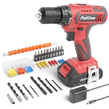 Cordless Drill Set, 20V Electric Power Drill With Battery And Charger, 3... - £39.22 GBP
