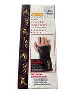 Cock-Up Wrist Splint with Aluminum Stay - Large Right Hand - $182.07 MXN