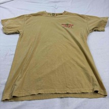 Pineapple Willy&#39;s Comfort Colors Mens Brown Tan T-Shirt Graphic Print Medium - £13.96 GBP