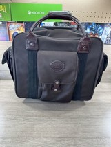 Filson Laptop Travel Bag Briefcase W/ Wheels &amp; Extended Handle Black Brown - £205.75 GBP