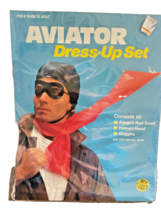 Costume Aviator Dress-Up Set Ben Cooper Halloween NIP Scarf Hood Goggles - $13.89