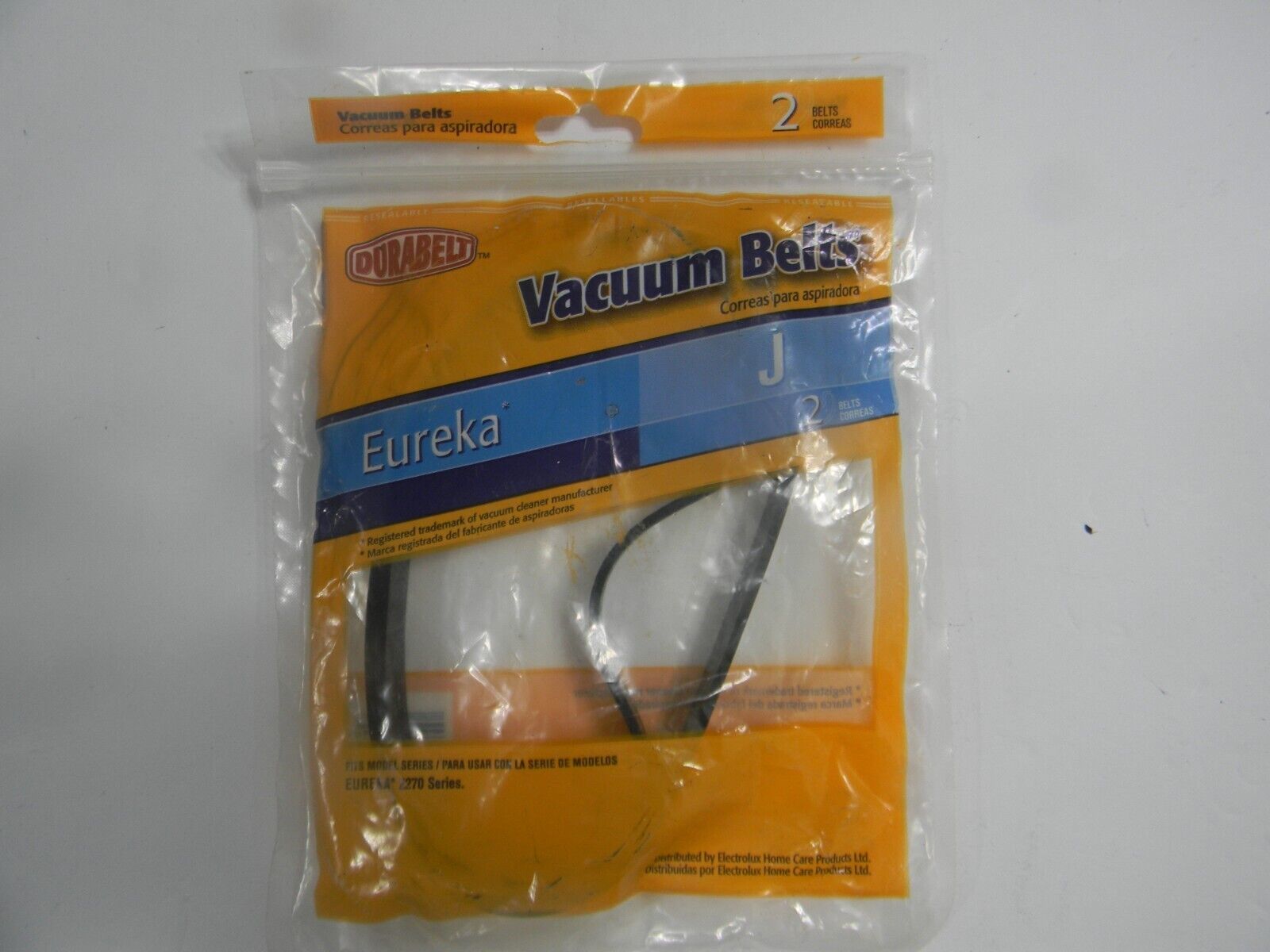 2 Durabelt Vacuum Cleaner Belts Eureka J 2270 Series - $6.78