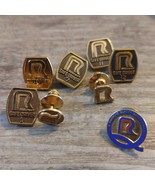 Roadway Safe Driver Recognition Honor Award Pins Gold Tone 8 Different Lot - $28.05